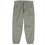 NP Winter Pants Herren Hop Streetwear Hose, Hellgrün, 48