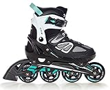 Inlineskates Inliner Raven Advance verstellbar Black/Mint 38-42 (25-27,5cm)