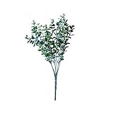 HANRUO Künstliche gefälschte Seide Eukalyptus Grün Pflanze Blumen Hochzeit Home Garten Dekoration Künstliche getrocknete Blumen (Color : 5)