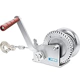 Fervi 0070/C – Handseilzug mit 10 m Kabel, 4,5 mm Durchmesser, Silberfarb