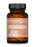 Weihrauch Pur | 120 Kapseln | Boswellia Weihrauch | Weihrauchkapseln | Nahrungsergänzungsmittel | Hohe Bioverfügbark