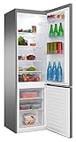 Amica KGC 388 100 E - Fridge/Freezer Combination, 180 cm, stainless steel look, 264 liters,