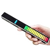 MFFACAI RGB Sound Control Rhythm Lights, Car Music Level Lights, 32 LED 18 Farben Audio Spectrum Analyzer, Sprachaktiviertes Atmosphärenlicht, für Auto, Gaming Room Dekoration, Desktop, DJ S