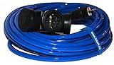 Hilark BAU Verlängerungskabel H07BQ-F 3x2,5, Schuko, blau (25m)