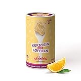 Original Spooning Cookie Dough, 750 g, Lemon Cake, Keksteig zum Löffeln, Keksteigmischung, Veg