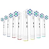 REDTRON Aufsteckbürsten, kompatibel mit Oral B, 8er Pack elektrische Zahnbürstenköpfe für Sensitive Clean-style2