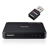 Freenet GX-MB540TL DVB-T2 HD Receiver (TV Connect, WI-Fi Unterstützung) + 300Mbit WLAN Stick Schw