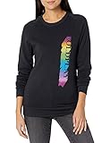 Coldplay Unisex-Erwachsene Black Crewneck Sweatshirt T-Shirt, schwarz, Larg