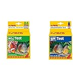 sera 04410 Nitrit Test (NO2), Wassertest für ca. 75 Messungen, misst zuverlässig und genau den Nitritgehalt, für Süß- & Meerwasser, 15 ml (2er Pack) & 04110 Gesamthärte Test (GH)