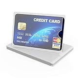 kwmobile 10x Kreditkarten Karten Schutzhülle - 10er Set TPU Hülle für Kreditkarte EC-Karte Krankenkarte Kartenschutzhülle Matt Transp
