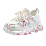 Kinderschuhe Mädchen Warmes Winter Schnürschuhe Lauf Sport Turnschuhe Rutschfest Draussen Atmungsaktiv Weiche L