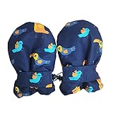 Kinder Skihandschuhe Warme Handschuhe 1-6 Jahre Baby Mädchen und Jungen Snowboard Handschuhe Schneehandschuhe wasserdichte und Winddichte Winter Fäustlinge W