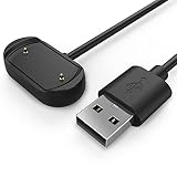 TUSITA Ladegerät Kompatibel mit Amazfit GTR 3, GTR 3 Pro, GTS 3 - USB 2 Pins 18.5mm 0.73inch Ladekabel Kabel 3,3ft 100cm - Smartwatch Zubehö