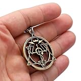 WXHBB FÜR Fullmetal Alchemist Schlüsselanhänger Magic Circle Schlüsselanhänger Halter Chaveiro Auto Anime Männer Frauen Schlüsselanhänger Anhäng