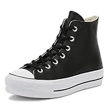 Converse Chucks Plateau Schwarz 561675C Chuck Taylor All Star Lift - OX Black/Black/White, Groesse:39 EU