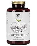 KRÄUTERHANDEL SANKT ANTON® L-Tryptophan Kapseln - 500mg L-Tryptophan - Hochdosiert 240 Kapseln - Vegan, Laktose- und Glutenfrei - Deutsche Premium-Qualität…