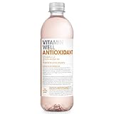 Vitamin Well Antioxidant - Vitamin C, Vitamin E, Selen, Mangan - funktionelles und kalorienarmes Getränk angereichert mit funktionellen Inhaltsstoffen - 12 x 500ml ink