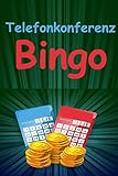 Telefonkonferenz Bingo: Lustige Geschenke für Mitarbeiterversammlungen, Arbeit von zu Hause, gezeichnetes Notizbuch / Tagebuch, Mitarbeiter- und Chefgeschenk