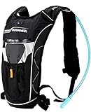 Bonin 8L Trinkrucksack für Radfahren, MTB, Laufen, Trekking, Wandern, Freizeit mit 2L Flüssigkeitsb