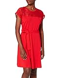 Only Damen ONLBILLA S/L LACE DRESS JRS Kleid, High Risk Red , M