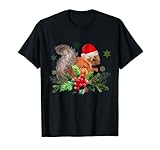 Eichhörnchen Weihnachten Dekor Xmas Santa Eichhörnchen T-S