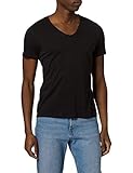 Superdry Damen Pocket V Neck Tee T-Shirt, Schwarz, M