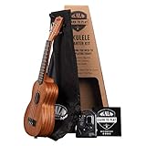 Kala Learn To Play Starter Ukulele Soprano Starter Kit - Beinhaltet Online-Lektionen, Tuner-App und Book