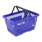 Cabilock Blau Einkaufen Körbe Kunden Einkaufen Körbe Gemüse Lagerung C
