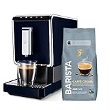 Tchibo Kaffeevollautomat Esperto Caffè 1.1 inkl. 1kg Barista Caffè Crema für Caffè Crema und Espresso, Nightb