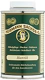 Hermann Sachse Hartöl - 500ml - Holzöl - Möbelöl - Effektiver Holzschutz im Innenbereich - Natürliches Leinöl - Arbeitsplattenöl - Öl für Tische - Made in Germany