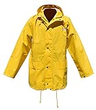 Ocean Rainwear Damen Herren Regenjacke Modell Budget, Farbe:gelb, Größe:XXL