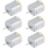 ZHIQIN 6 Stücke 130 Mini Elektrische Motor DC Micro Motor DC 3V- 6V Mini Kleine Elektromotor für Wissenschaftliche Experimente DIY Spielzeugmodell,15000 RPM