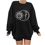 Pianshanzi Damen Langarm Bluse Herbst Winter Schmetterling Gedruckt Mädchen Niedlichen Sweatshirt Kapuzenpullover Tie-Dye Teenager Mädchen Hoodie Pullover Sweater Frauen Mode Oberteile Top