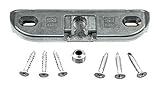 Siegenia SI Aubi Türschnäpper/Balkontürschnäpper/Fensterschnäpper 4510 inclusive Rollzapfen & SN-TEC Montag