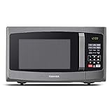 Toshiba 800 W 23 L Mikrowelle Backofen mit Digitalanzeige, Auto-Defrost, One-Touch-Express Cook mit 6 vorprogrammierten Auto-Kochen und einfacher Reinigung - Schwarz - ML-EM23P(BS), Amazon Ex