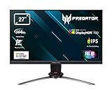 Predator XB273GPbmiiprzx Gaming Monitor G-SYNC 27' IPS FHD Display, 144 Hz, 1 ms, 16:9, HDMI 1.4, DP 1.2a, USB 3.0, Lum 400 cd/m2, ZeroFrame, integrierte Lautsprecher, HDMI-Kabel, DP, USB3.0 ink