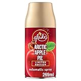 glade Automatischer Lufterfrischer, Nachfüllpack, Auto-Spray, Duft für Zuhause, Arctic Apple Pie, 269 ml, 4 Stück 321376C