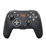 BIGBIG WON Wireless Controller für Switch/Switch Lite/Windows10 PC/Android9.0+,6 Achsen Dual Motor Vibration,Unterstützung für TURBO/Somatosensory,Kabelgebundenes Plug and Play(C2)