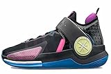 LI-NING Fission Series Wade Herren Professionelle Stoßdämpfung Basketballschuhe Futter Tragbare Stylische Sport-Sneaker ABAN011 ABAN029 ABAP027 ABAQ031, Fission - Schwarz, 42 EU