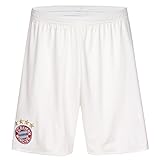 adidas Herren Shorts Fc Bayern Auswärts, White/Power Red, XXL