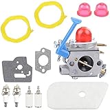 QAQGEAR 128LD Vergaser Kit mit Luftfilter Tune Up Kit für Husqvarna 124L 125L 125LD 125R 125RJ 128C 128CD 128L 128LD 128LDX 128R 128RJ 128DJX S