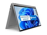 Lenovo IdeaPad Flex 5i Laptop 35,6 cm (14 Zoll, 1920x1080, Full HD, WideView, Touch) Convertible Notebook (Intel Pentium Gold 7505, 8GB RAM, 256GB SSD, Intel UHD-Grafik, Windows 10 Home S) Silb