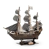 3D Piratenschiff Puzzle Puzzles Wasserschiff Replikat Spielzeug Montage Boot Modell Dekoration Handwerk Geschenk Segelboot Modellbausatz Puzzle 180 Teile 48 * 15 * 43