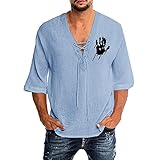 Herren T-Shirt Kurzarm O-Ausschnitt Vintage 3D Bedruckte Tops Cool Regular Fit Kurzarmshirt Slim Tunika Bluse Sommer Motiv Pullover Casual Tees Fitness Tankshirt Sporttop