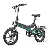 HITWAY Elektrofahrräder E Bike Elektrofahrrad Klapprad Klappräder Faltrad 250W elektrisches Fahrrad Fahrräder Cityräder mit 7,5 Ah Batterie, 16 Z