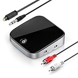 ZeaLife Bluetooth 5.0 Sender und Receiver, Digitale Optische TOSLINK und 3,5mm Wireless Audio Adapter für TV/Heim Stereoanlage Kopfhörer Lautsprecher- aptX Low Latency