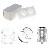 Ersatzglas 2x Stück kompatibel mit Geekvape ZEUS X 5,5ml (Bulb) Tank Glas Pyrex Glass Tube Glastank