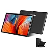 Tablet 10 Zoll Android 10.1 Zertifiziert von Google GMS 3GB RAM 32GB/128 ROM Erweiterbar 4G LTE Tablet PC Quad-Core 8000mAh Dual-SIM Dual-Kamera 8MP Tablets mit WiFi,Bluetooth,GPS,FHD+Display(Schwarz)