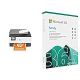 HP OfficeJet Pro 9012e Multifunktionsdrucker (HP+, A4, Drucker, Scanner, Kopierer, FA + Microsoft Office 365 Family | Box