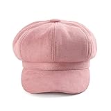 zzranjun Damen Mütze Warme Solide Baskenmütze Für Frauen Outdoor Verstellbar Weiblich Herbst Winter Casual Lady Cap H